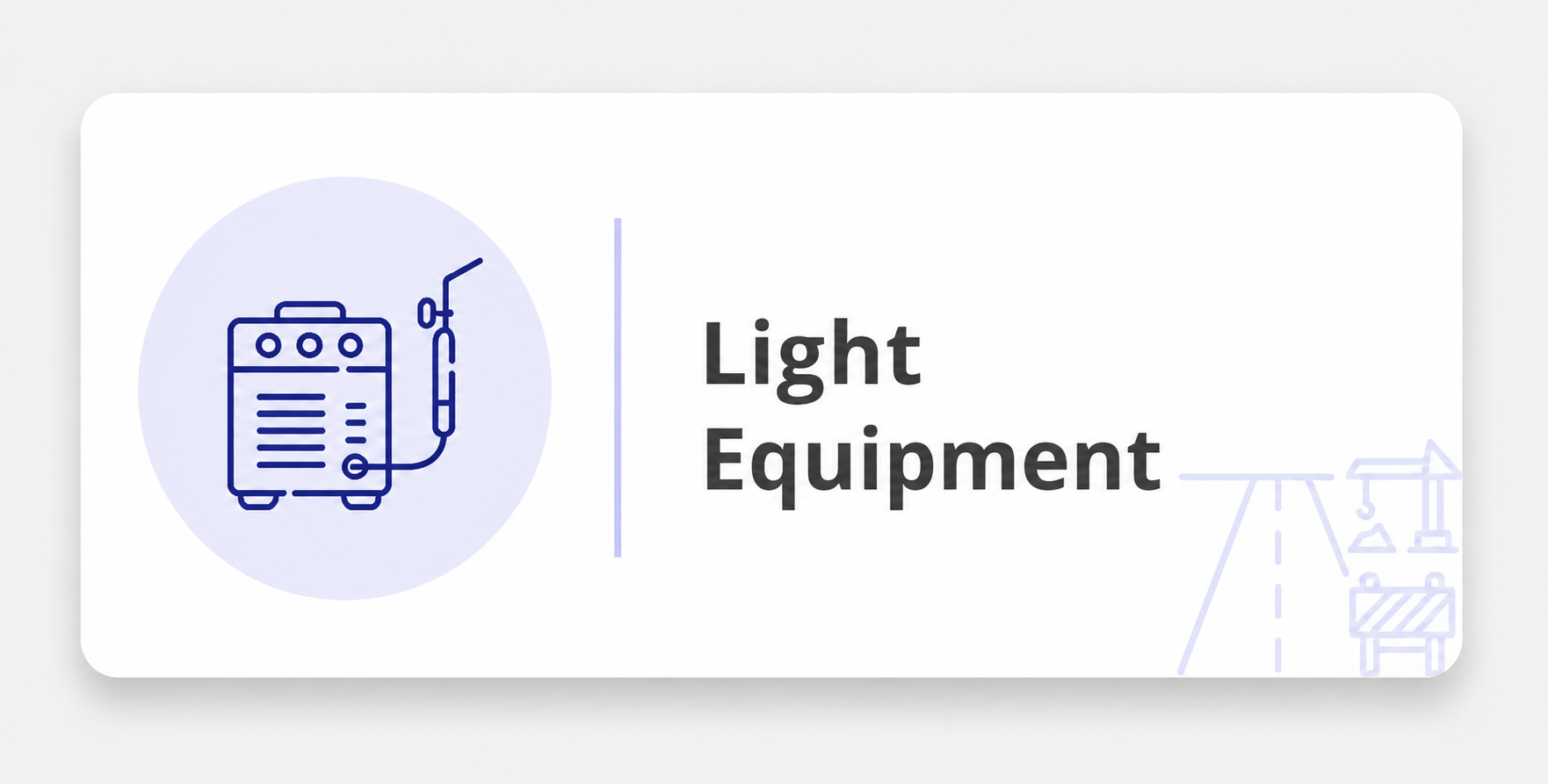 Light Equipment