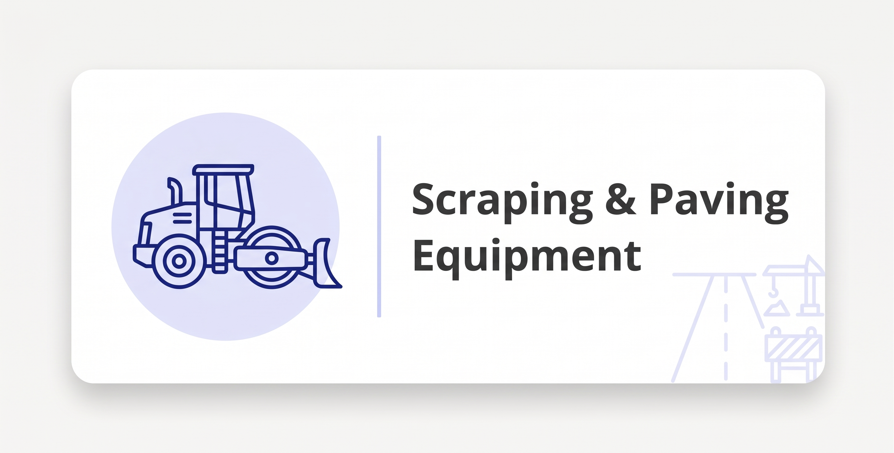 Scraping & Paving Equipment